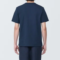Clearance Muji T‐shirt en jersey de coton épais manches courtes pour homme