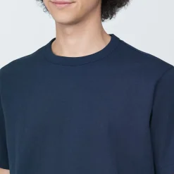 Clearance Muji T‐shirt en jersey de coton épais manches courtes pour homme