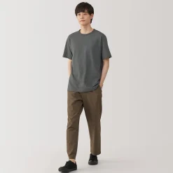 Clearance Muji T‐shirt en jersey de coton épais manches courtes pour homme