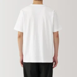 Clearance Muji T‐shirt en jersey de coton épais manches courtes pour homme