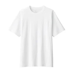 Clearance Muji T‐shirt en jersey de coton épais manches courtes pour homme