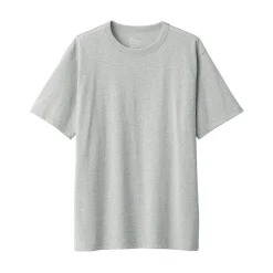 Clearance Muji T‐shirt en jersey de coton épais manches courtes pour homme