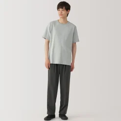 Clearance Muji T‐shirt en jersey de coton épais manches courtes pour homme