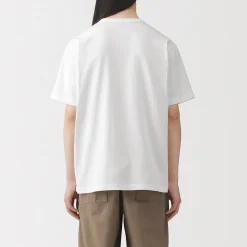 Sale Muji T‐shirt en jersey de coton épais manches courtes pour homme