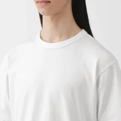 Sale Muji T‐shirt en jersey de coton épais manches courtes pour homme
