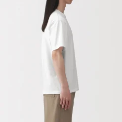 Sale Muji T‐shirt en jersey de coton épais manches courtes pour homme