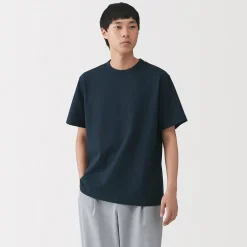 Sale Muji T‐shirt en jersey de coton épais manches courtes pour homme