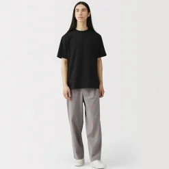 Sale Muji T‐shirt en jersey de coton épais manches courtes pour homme