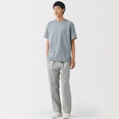 Sale Muji T‐shirt en jersey de coton épais manches courtes pour homme