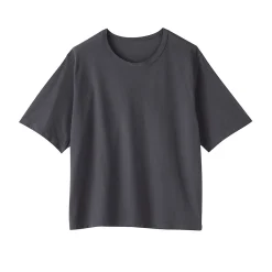 Online Muji T-shirt en jersey de coton biologique hautement torsadé pour femme