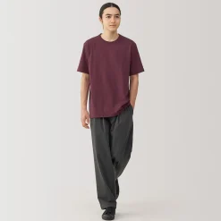 Best Muji T‐shirt en jersey de coton épais manches courtes pour homme