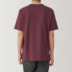Best Muji T‐shirt en jersey de coton épais manches courtes pour homme