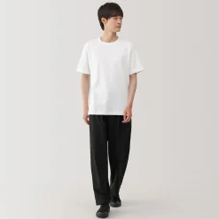 Best Muji T‐shirt en jersey de coton épais manches courtes pour homme