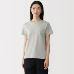 Outlet Muji T‐shirt en jersey pour femme
