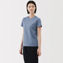 Outlet Muji T‐shirt en jersey pour femme