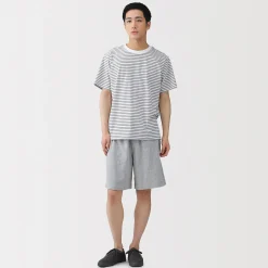 Discount Muji T‐shirt en jersey pour homme ‐ Rayé