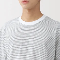 Discount Muji T‐shirt en jersey pour homme ‐ Rayé