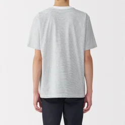 Best Muji T‐shirt en jersey pour homme ‐ Rayé