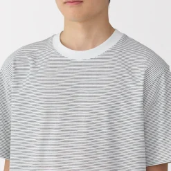 Best Muji T‐shirt en jersey pour homme ‐ Rayé