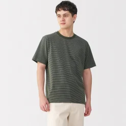 Best Muji T‐shirt en jersey pour homme ‐ Rayé