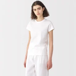 Muji T‐shirt en lin et coton pour femme