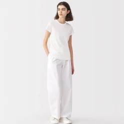 Muji T‐shirt en lin et coton pour femme