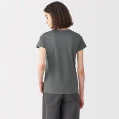 Muji T‐shirt en lin et coton pour femme