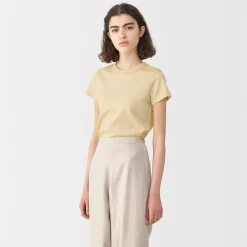 Muji T‐shirt en lin et coton pour femme