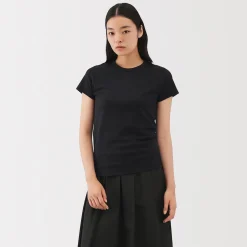 Muji T‐shirt en lin et coton pour femme