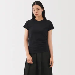 Muji T‐shirt en lin et coton pour femme