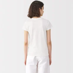Muji T‐shirt en lin et coton pour femme