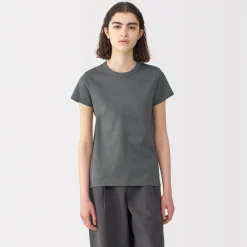 Muji T‐shirt en lin et coton pour femme