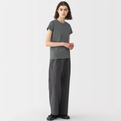 Muji T‐shirt en lin et coton pour femme