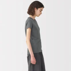 Muji T‐shirt en lin et coton pour femme