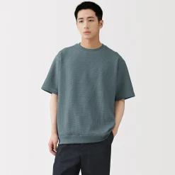 Discount Muji T-shirt en tissu gaufré Quick Dry pour homme