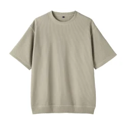 Discount Muji T-shirt en tissu gaufré Quick Dry pour homme