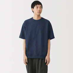 Discount Muji T-shirt en tissu gaufré Quick Dry pour homme
