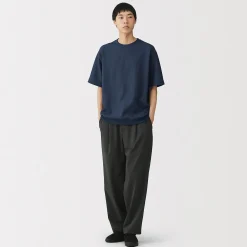 Discount Muji T-shirt en tissu gaufré Quick Dry pour homme