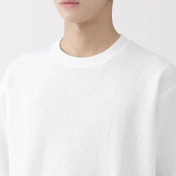 Discount Muji T-shirt en tissu gaufré Quick Dry pour homme