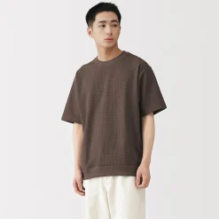 Discount Muji T-shirt en tissu gaufré Quick Dry pour homme