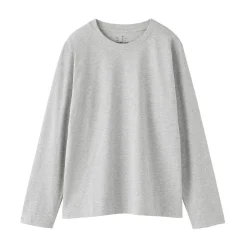 Clearance Muji T‐shirt manches longues en coton mélangé pour femme