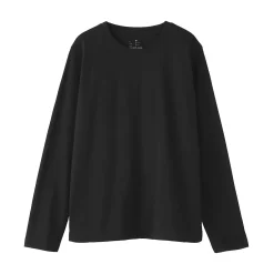 Clearance Muji T‐shirt manches longues en coton mélangé pour femme
