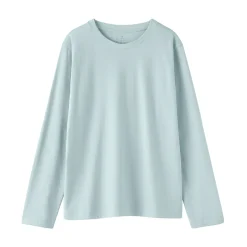 Clearance Muji T‐shirt manches longues en coton mélangé pour femme