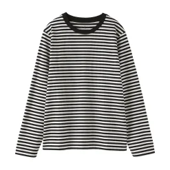 Clearance Muji T‐shirt manches longues en coton mélangé pour femme