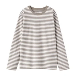Clearance Muji T‐shirt manches longues en coton mélangé pour femme