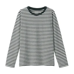 Clearance Muji T‐shirt manches longues en coton mélangé pour femme