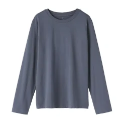 Clearance Muji T‐shirt manches longues en coton mélangé pour femme