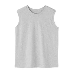 Discount Muji T-shirt sans manches en jersey pour femme