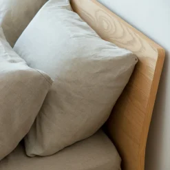 Best Muji Tête de lit plateforme double en chêne