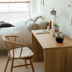 Best Muji Tête de lit plateforme double en chêne